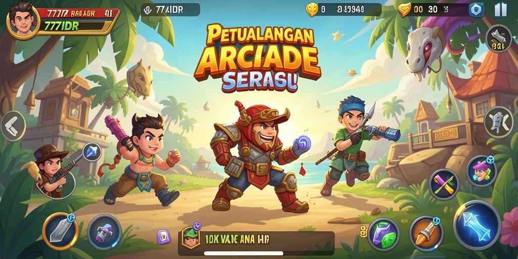 Tampilan gameplay seru dan menantang dalam 777IDR.
