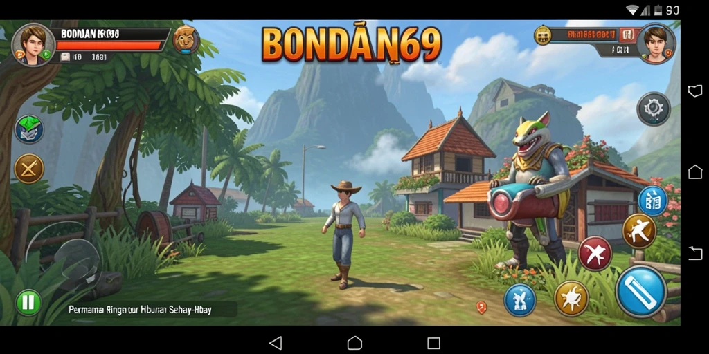 Tangkapan layar gameplay BONDAN69 yang ceria dan menghibur.