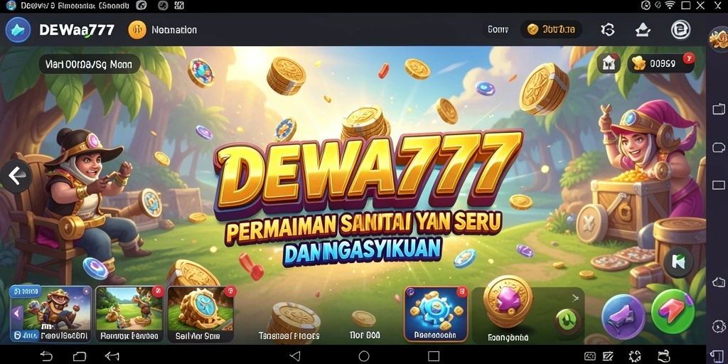 Tampilan gameplay DEWA777 yang seru dan mengasyikkan.