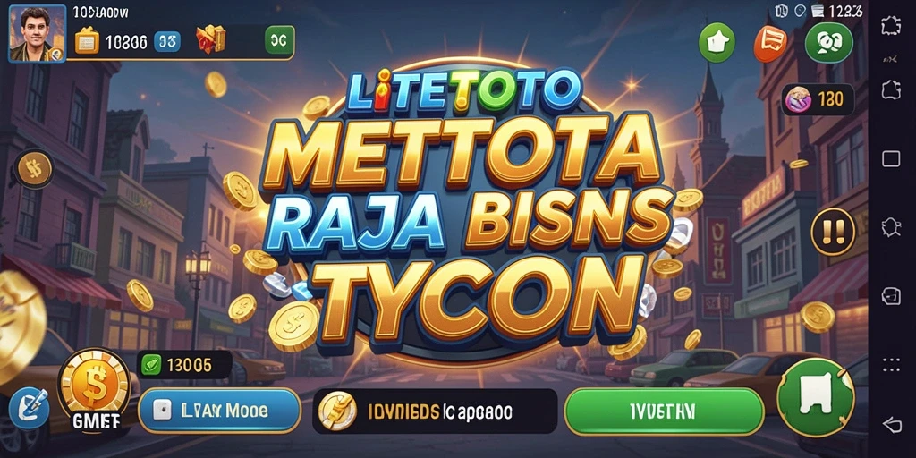 Screenshot gameplay LITETOTO menunjukkan momen mendebarkan saat mengelola bisnis.