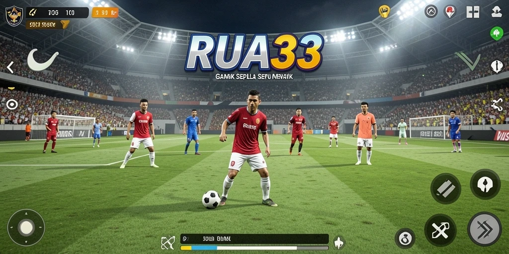 Tangkapan layar dari gameplay RUSA33 yang memperlihatkan aksi seru di lapangan.