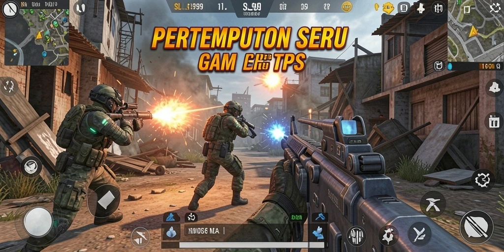 Tampilan gameplay seru dari SL999 dengan aksi TPS yang mendebarkan.